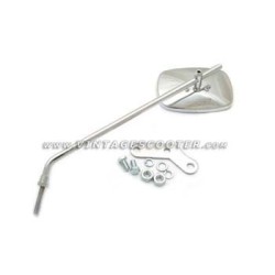 Rétroviseur chromé Rectangulaire réversible gauche ou droit